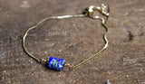 Bracelet "Artémis" en Lapis Lazuli inoxydable