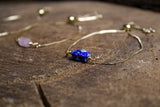 Bracelet "Artémis" en Lapis Lazuli inoxydable