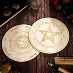 Planche de divination en bois - La réserve de Gaïa
