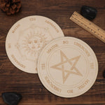 Planche de divination en bois - La réserve de Gaïa
