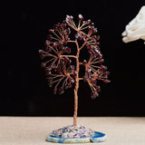 1pc Natural Amethyst Rose Quartz Tree of Life Rock Mineral Specimen Reiki Healing Home Decoration DIY Gifts Souvenir - La Réserve de Gaïa