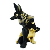 NORTHEUINS Resin Anubis God Wine Rack Figurines Modern Egypt Dog Miniatures Statues Animal Interior Home Desk Decor Sculpture - La Réserve de Gaïa