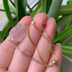 Bracelet ajustable avec charms en pierres naturelles - La réserve de Gaïa